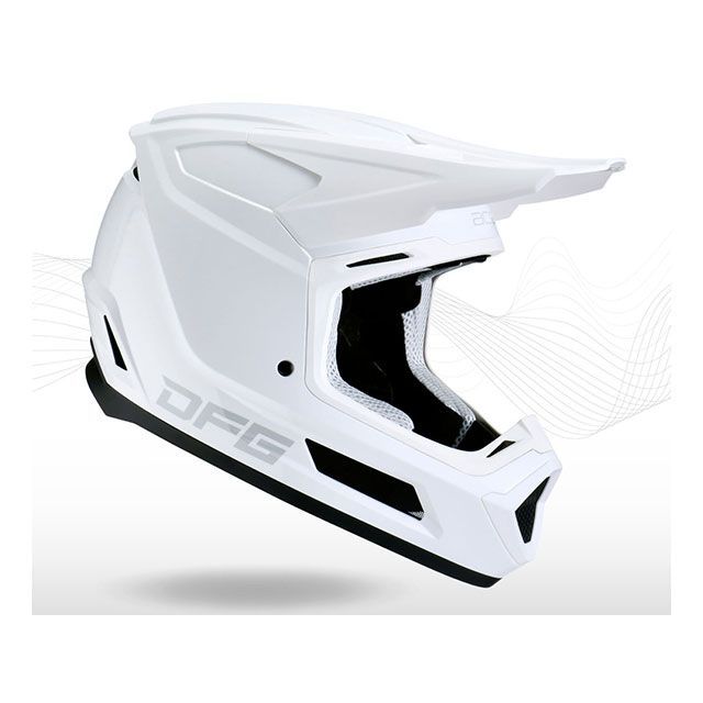 【特価品】DFG ACE ヘルメット（ホワイト） サイズ S G4742 メーカー在庫あり ディーエフジー オフロードヘルメット