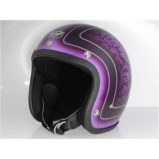 GREASER Style GREASER Custom Lace Paint Design I サイズ L HGSX02-1-3 グリーサースタイル ジェットヘルメット