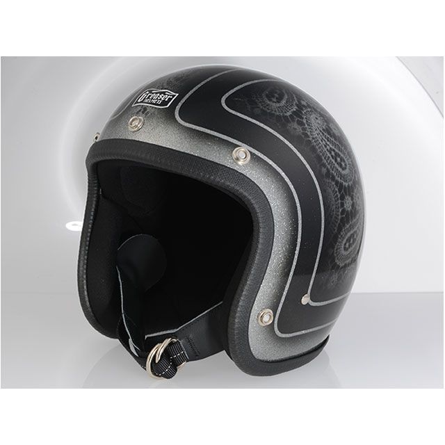 GREASER Style GREASER Custom Lace Paint Design IV サイズ M HGSX02-4-2 グリーサースタイル ジェットヘルメット