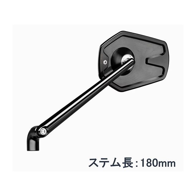motogadget mo.ビュー ドリフト ステム長180mm ガラスレスミラー(1個) MG-7006011 モトガジェット ミラー関連パーツ 汎用|パークアップ 店