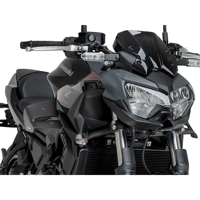 Puig スポイラーD12（マットブラック） 22472J プーチ カウル・エアロ Z650
