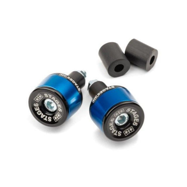 STAGE6 EMBOUTS DE GUIDON STAGE6 HQ バーエンド（ブルー） S6-SSP120BL-KN ステージ6 ハンドル関連パーツ 汎用