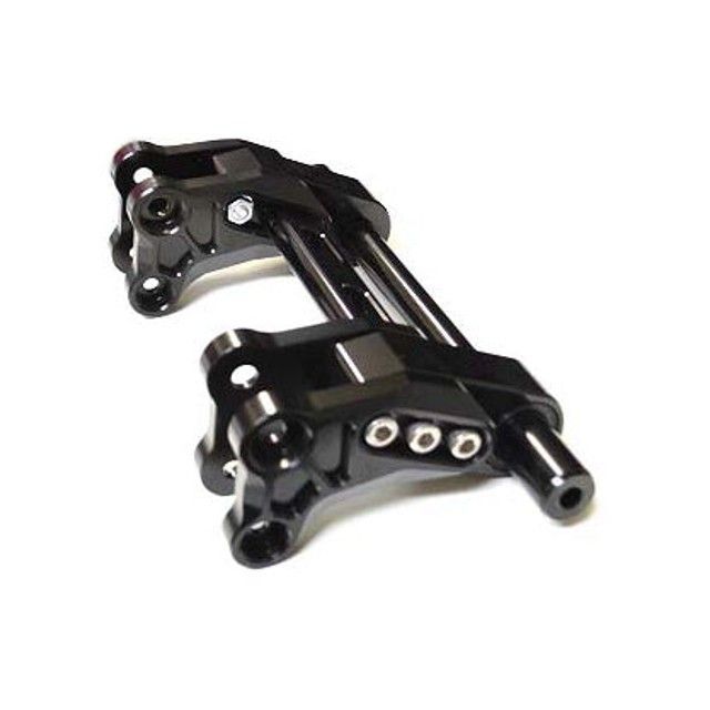 kn926 ZOO 強化アルミエンジンハンガー シグナスGRYPHUS（6型）/BWS125（3型）/NMAX125/155（2型/V2）/（ブラック/ブラック） ZO-EHGP-BKBK KN企画 その他エンジン関連パーツ｜パークアップ 店