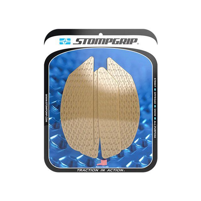 STOMP GRIP トラクションパッド タンクキット ICON カラー クリア 55-14-0203C ストンプグリップ タンク関連パーツ MT-10