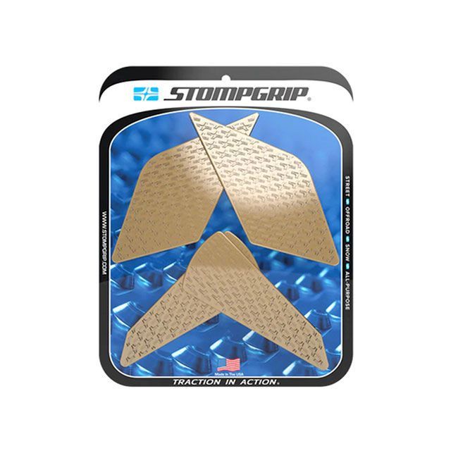 STOMP GRIP トラクションパッド タンクキット ICON カラー クリア 55-14-0204C ストンプグリップ タンク関連パーツ Ninja ZX-4R SE Ninja ZX-4RR|パークアップ 店