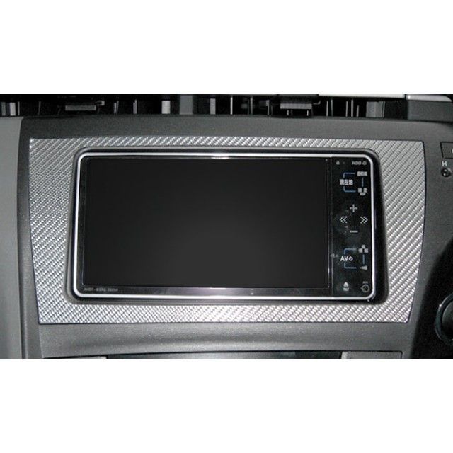 HASEPRO トヨタ プリウスZVW30（2009.5～） ディーラーオプションオーディオパネル シルバー CAPT-4S ハセプロ 内装パーツ・用品