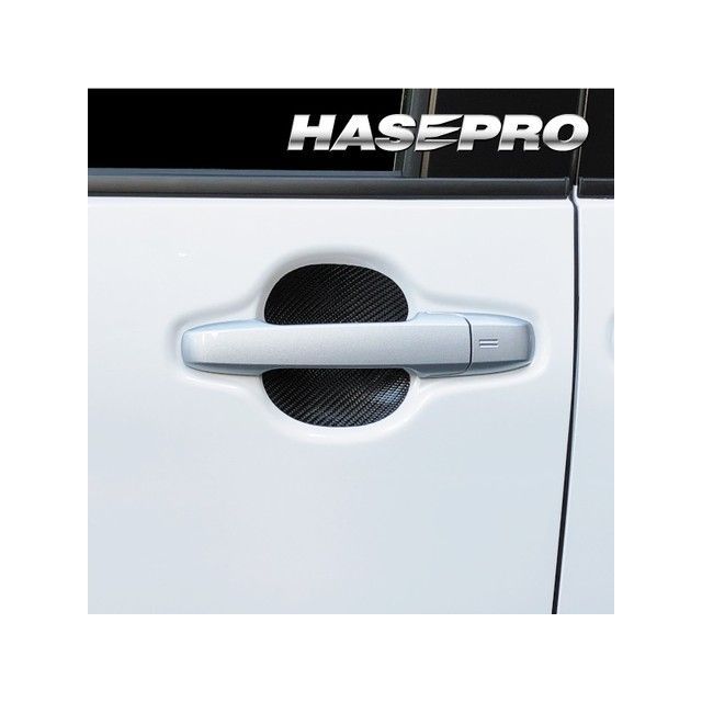 HASEPRO ダイハツ タントカスタム LA650S系（2019.7～） ドアノブガード ブラック CDGD-9 ハセプロ 外装