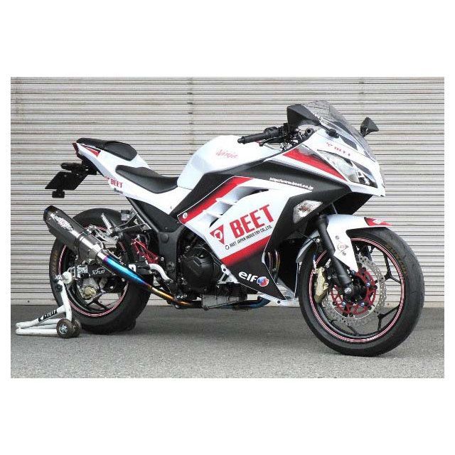 BEET NASSERT Evolution Type II フルエキゾーストマフラー サイレンサー クリアチタン 0227-KC3-50 ビートジャパン マフラー本体 Ninja250/Z250｜パークアップ 店