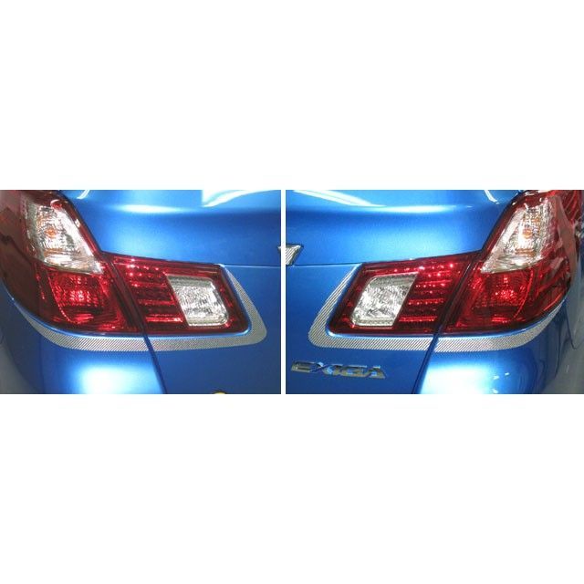 HASEPRO スバル エクシーガ YA4・5（2008.6～） テールランプガーニッシュ シルバー CTLS-2S ハセプロ 外装 7,831円