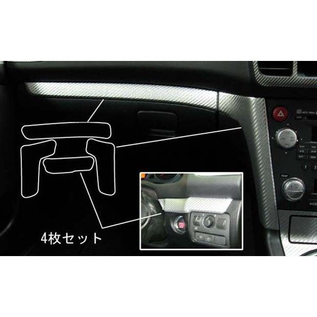 HASEPRO マジカルアートレザー スバルレガシィB4 BL5/BLE（2006/5～） インナーパネル ブラック LC-IPS1 ハセプロ 内装パーツ・用品