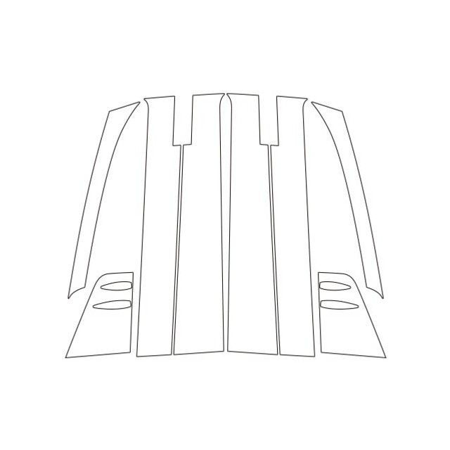 HASEPRO ダイハツ ウェイク LA700S/710S（2014.11～） バイザーカット フルセット 4P×左右 シルバー CPD-VF12S ハセプロ 外装