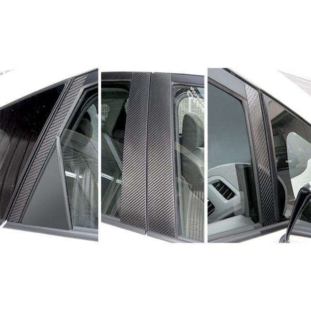 HASEPRO トヨタ プリウスZVW30(2009.5~) ピラー ブラック CPT-57 ハセプロ 外装