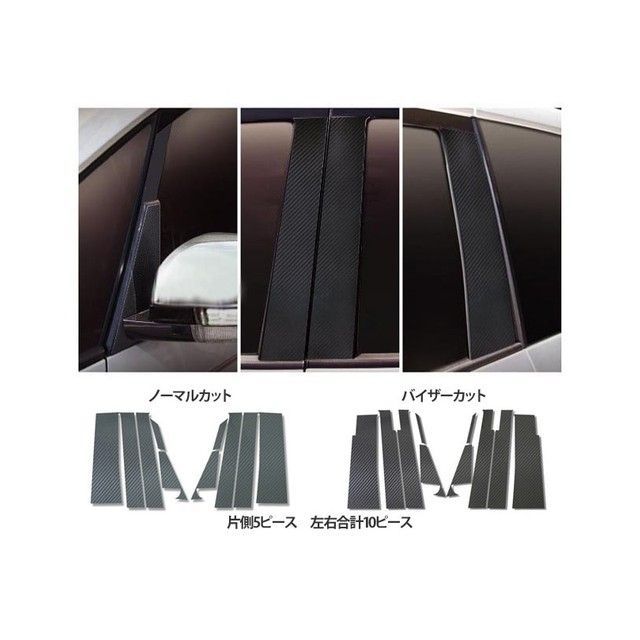 HASEPRO アートシート ミツビシ デリカD：5 CV5W（2007.1～）/CV1W（2019.2～）※後期ディーゼル スタンダードセット 5P×左右 ブラック MS-PM31 ハセプロ 外装 7,400円