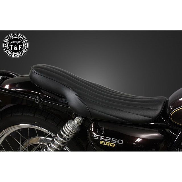 T&F ST250E ショートフラットシート（バーチカル） ・7120304 ガレージT&F シート関連パーツ ST250E ST250