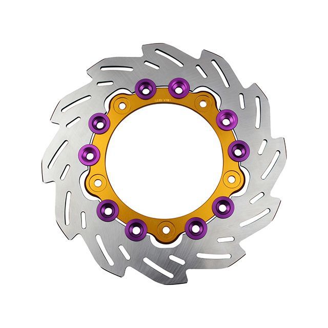 SHIFTUP フロントウェーブディスクローター220mm/純正サイズ（インナー：GOLD/ピン：B-BERRY） 290055-04 シフトアップ ディスク