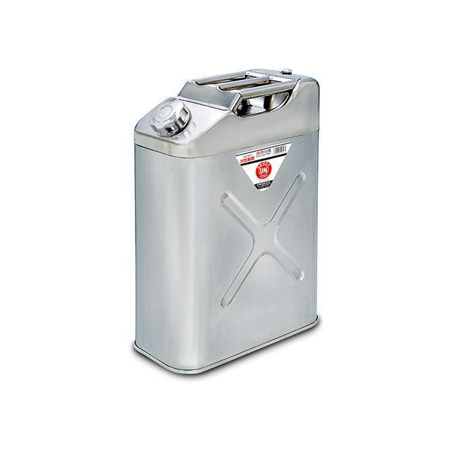 yazawasangyou 縦型ガソリン携帯缶 20L（ステンレス） CSY20 矢澤産業 緊急・応急用品