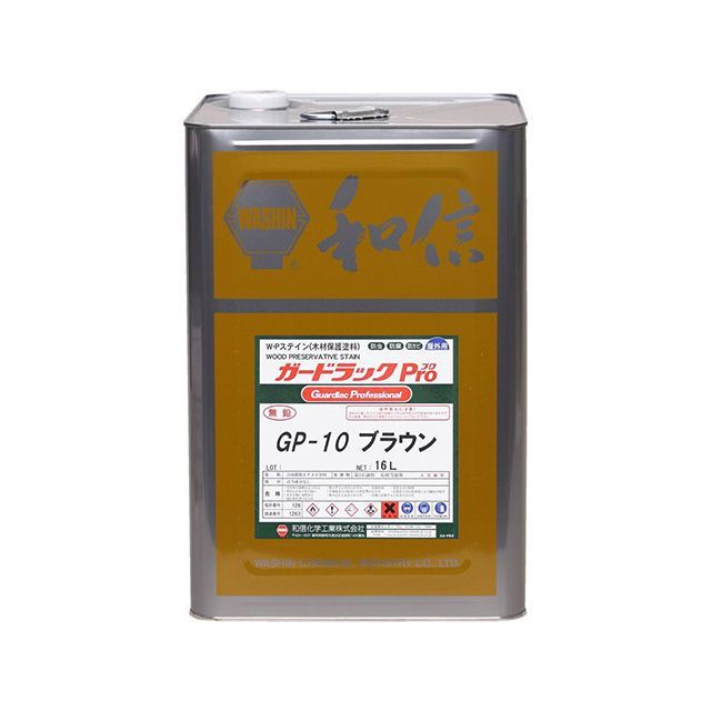 Washi Paint ＃950114 ガードラックプロ 16L（ブラウン） ＃950114 和信ペイント D.I.Y.