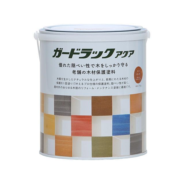 Washi Paint ＃800382 ガードラックアクア 1.4kg（チーク） ＃800382 和信えの具 D.I.Y.