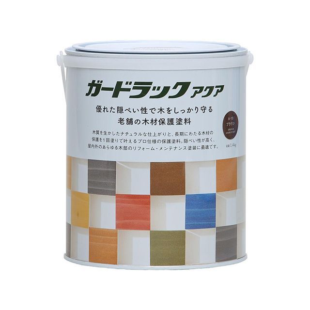 Washi Paint ＃800387 ガードラックアクア 1.4kg（赤銅色） ＃800387 和信えの具 D.I.Y.