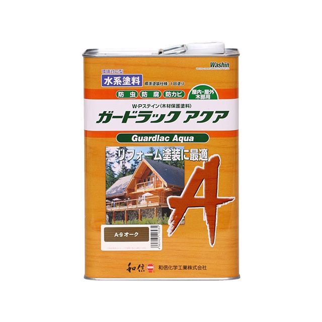 Washi Paint ＃952239 ガードラックアクア 3.5kg（オーク材） ＃952239 和信えの具 D.I.Y.