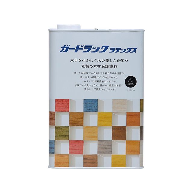 Washi Paint ＃800461 G仕合わせ乳状液 3.0kg（黒いこと） ＃800461 和信えの具 D.I.Y.