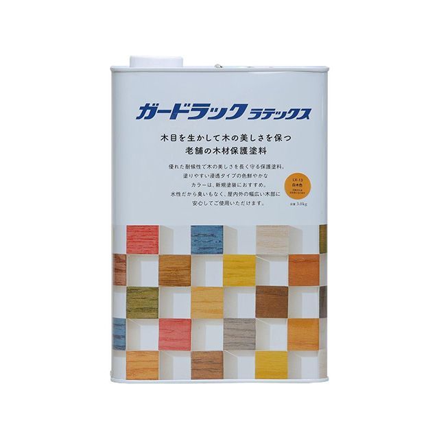 Washi Paint ＃800468 G仕合わせ乳状液 3.0kg（木材色） ＃800468 和信えの具 D.I.Y.