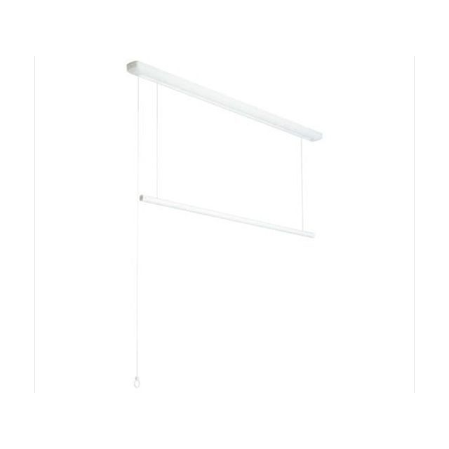 Kawaguchigiken UTM-S-W ホスクリーン 室内用上昇限度付 UTM型 昇降式（取り締まりヒモ手合い） UTM-S-W 三角江技研 D.I.Y.