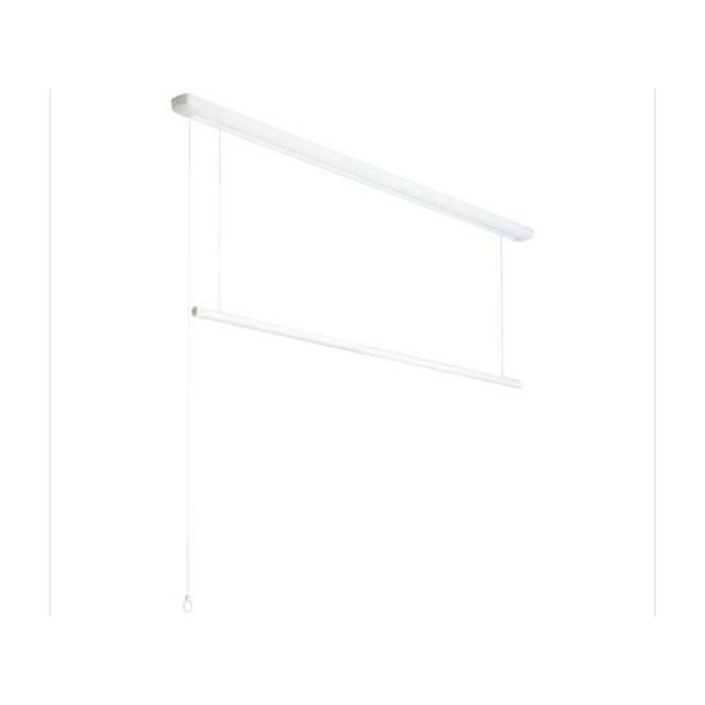 Kawaguchigiken UTM-L-W ホスクリーン 室内用上昇限度付 UTM型 昇降式（取りまわしヒモ手合い） UTM-L-W 三角江技研 D.I.Y.