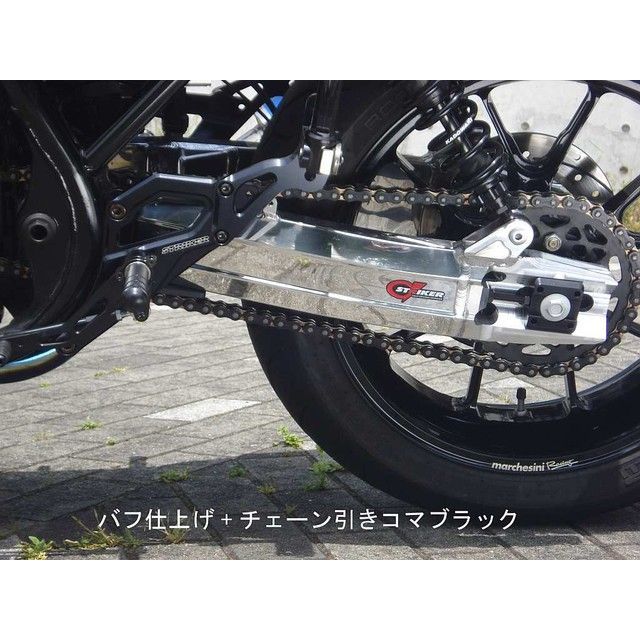 STRIKER G-STRIKER スイングアーム KAWASAKI ZEPHYR750 ［SS-SA03SL-BK］ カラー ハードアルマイト SS-SA03SL-HA ストライカー スイングアーム ゼファー750