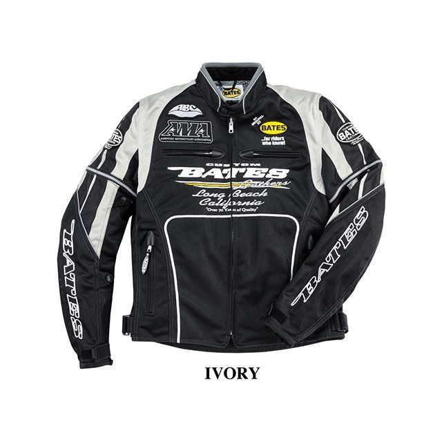 BATES 2026春夏モデル BJ-M2611SPL 2Way メッシュジャケット（アイボリー） サイズ XL BJ-M2611SPL ベイツ ジャケット