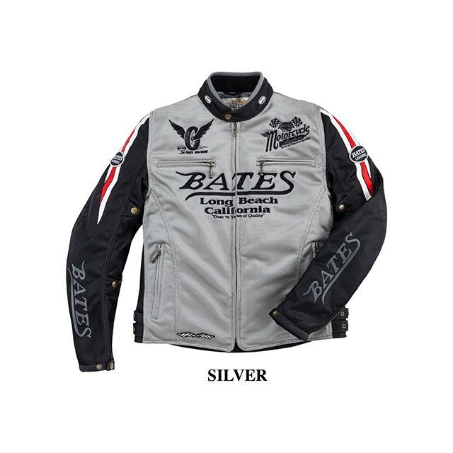 BATES 2026春夏モデル BJ-M2612VT メッシュジャケット（シルバー） サイズ XXL BJ-M2612VT ベイツ ジャケット｜パークアップ 店