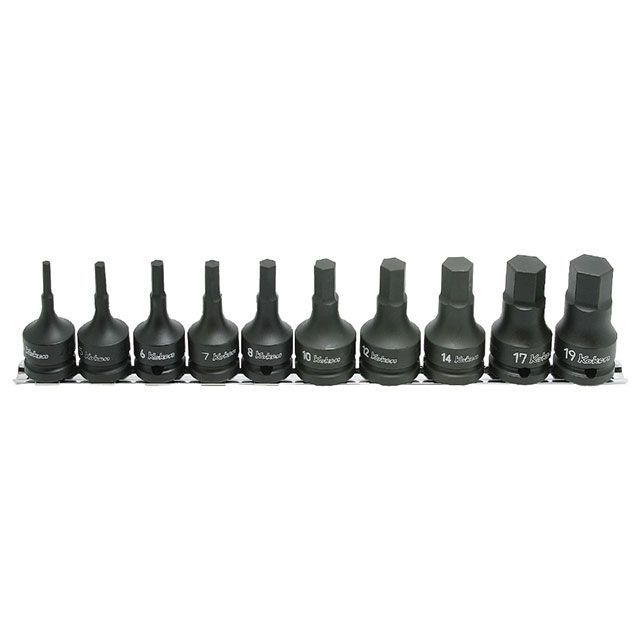 Ko-ken RS14012M/10-L60 10点組 1/2SQ インパクトヘックスビットソケット・レールセット RS14012M/10-L60 コーケン 御手手物の具