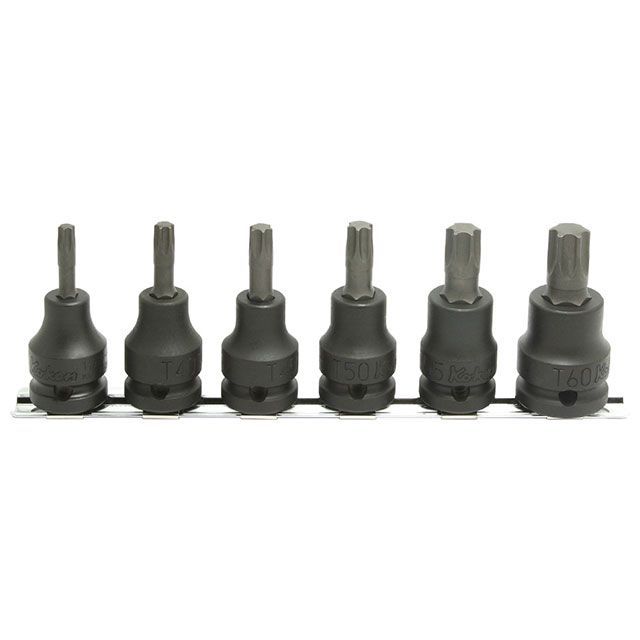 Ko-ken RS14025/6-L60 6点組 1/2SQ インパクトトルクスビットソケット・レールセット RS14025/6-L60 コーケン お手て物の具