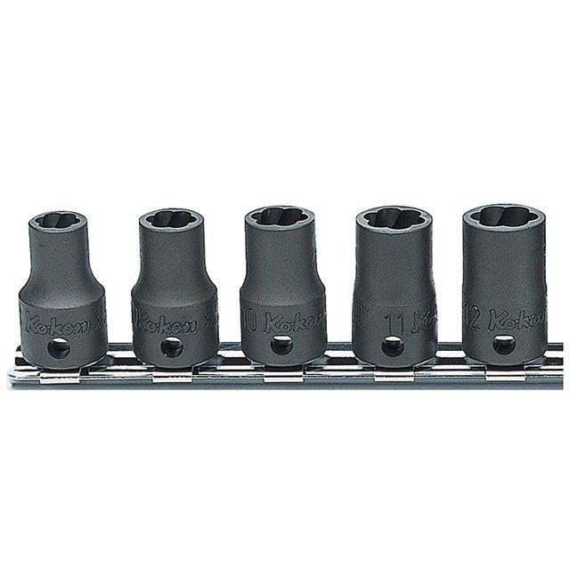 Ko-ken KH-RS3127/5 5点組 3/8SQ ナットツイスター・レールセット KH-RS3127/5 コーケン ハンドツール