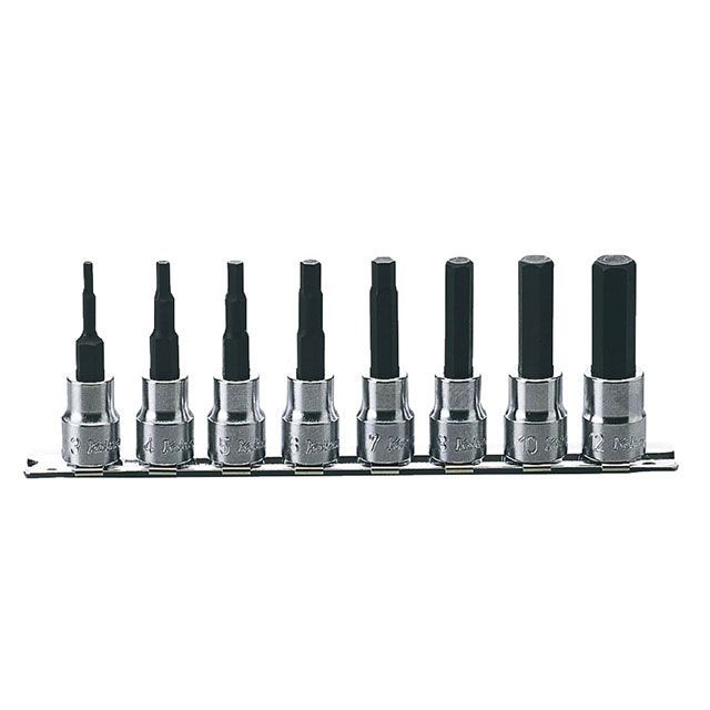 Ko-ken RS3010M/8-L160 8点組 3/8SQ ヘックスビットソケット・レールセット RS3010M/8-L160 コーケン お手て物の具