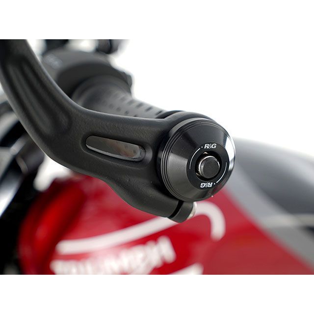 R&G バーエンドスライダー（ブラック） RG-BE0218BK アールアンドジー ハンドル関連パーツ Speed 400（compatible with bar end mirrors）