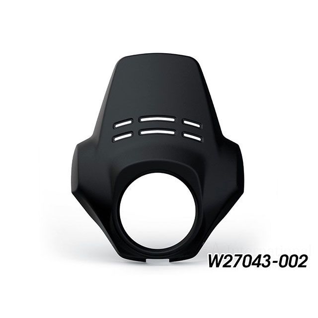 Wunderlich ヘッドライトフェアリング「Fenouil」（ダークブラック ユニ マット） W27043-002 ワンダーリッヒ その他外装関連パーツ R12 G/S｜パークアップ 店