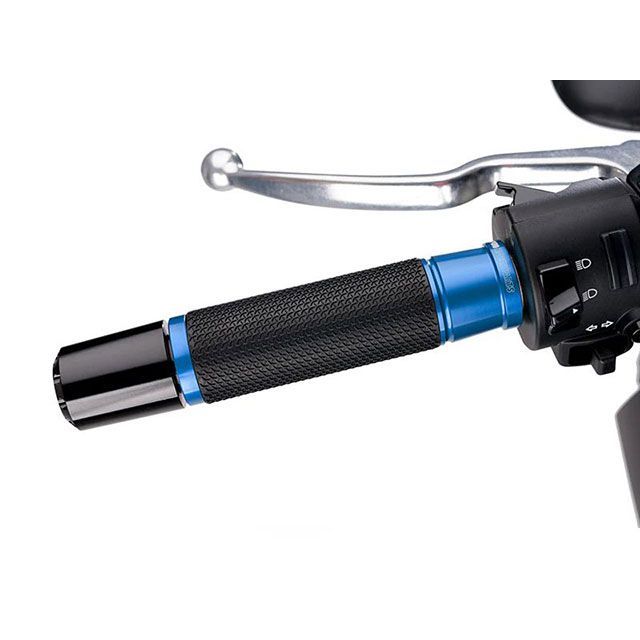 Puig HI-TECH ASCENT GRIPS 123mm（ブルー） 3553A プーチ グリップ関連パーツ