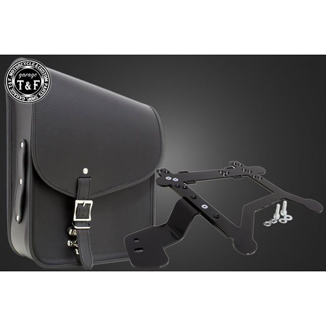 T&F ドラッグスター250 サドルバックSET（ブラック） ・8020718 ガレージT&F ツーリング用バッグ ドラッグスター250｜パークアップ 店
