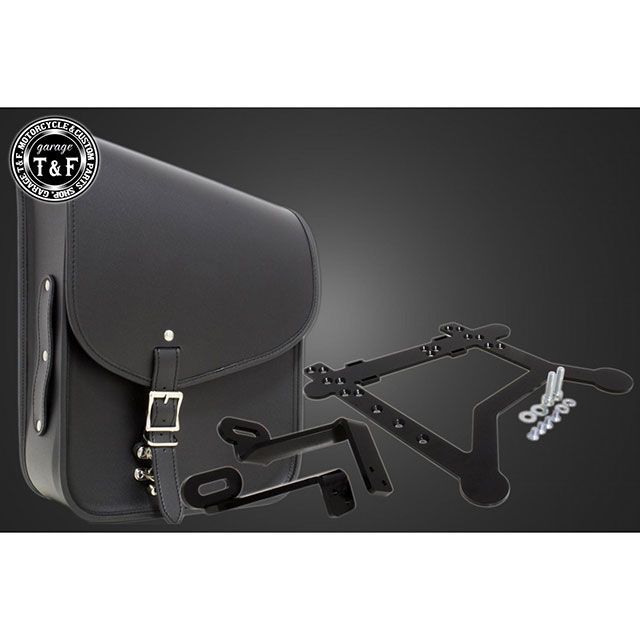 T&F レブル250 純正&コンバットリアフェンダー用サドルバックSET(ブラック) ・8020703 ガレージT&F フェンダー レブル250 レブル500|パークアップ 店
