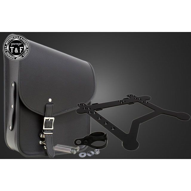 T&F スティード400 カスタムフェンダー用サドルバックSET(ブラック) ・8013001 ガレージT&F フェンダー|パークアップ 店