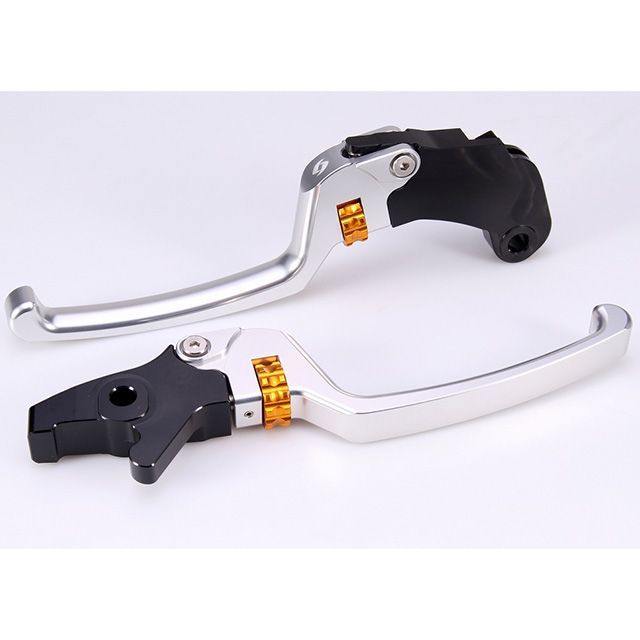 SPEEDRA アジャスタブルレバーセット スタンダードタイプ(レバー本体:シルバー) アジャスターカラー ゴールド LVSDIN01SR-GD メーカー在庫あり SPEEDRA レバー|パークアップ 店