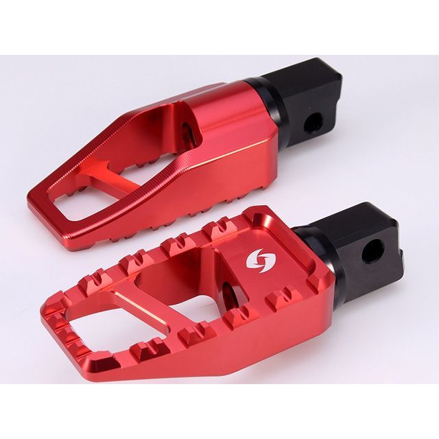 SPEEDRA アルミ削り出し フットペグ インディアン チーフ/スカウト カラー レッド AFPIN03RD SPEEDRA ステップ
