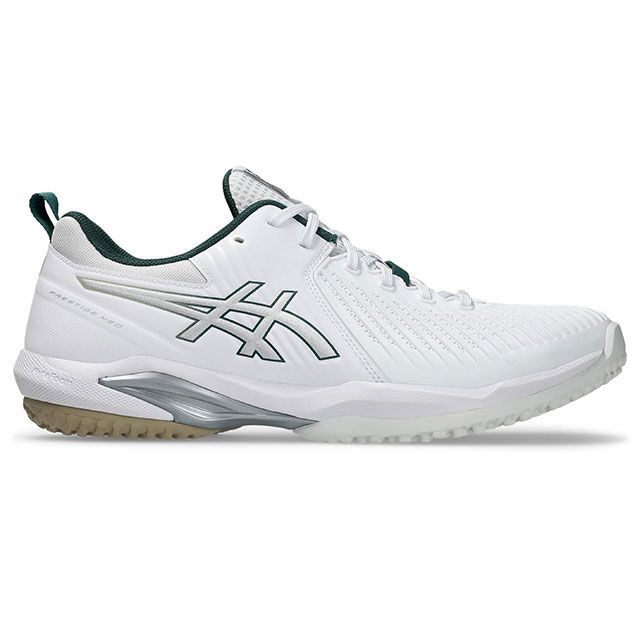 ASICS 1043A029 PRESTIGE NEO OC WIDE（WHITE/PURE SILVER） サイズ 27.5cm 1043A029 メーカー在庫あり アシックス シューズ類