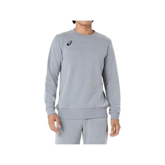 ASICS 2031F473 クルーネックスウェット（シートロックヘザー） サイズ M 2031F473 アシックス アウトドア用ウェア