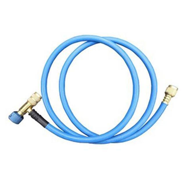 ESCO 150cm/R32・R410A バルブ付チャージングホース/青 EA101TB-22 エスコ 作業場工具