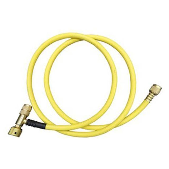 ESCO 150cm/R32・R410A バルブ付チャージングホース/黄 EA101TB-23 エスコ 作業場工具