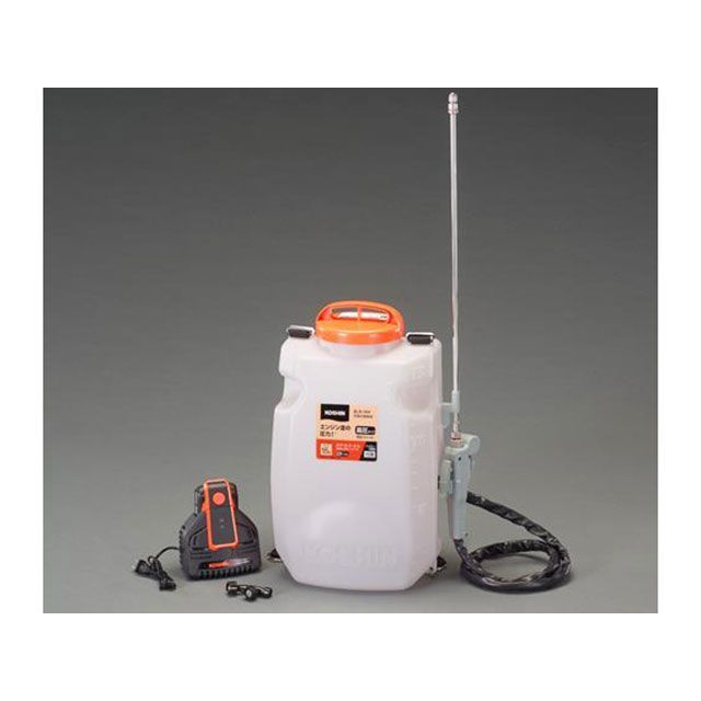 ESCO DC18V/2.0Ah/15L 電動吹きつける（申し受ける式/高圧） EA115YB-34 エスコ 仕事場物の具
