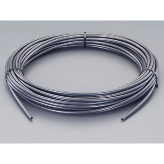 ESCO 5.5/8.0mm×20m ソフトエラストマーチューブ（難燃/黒） EA125ER-8 エスコ 制作室物の具