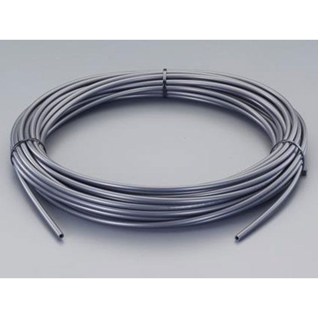 ESCO 7.0/10mm×20m ソフトエラストマーチューブ（難燃/黒） EA125ER-10 エスコ 仕事場物の具